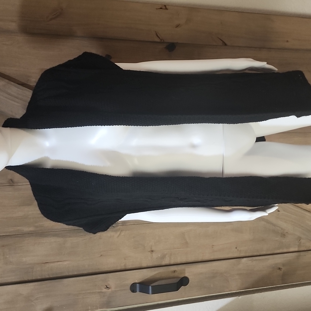 Womens sweater vest, Size S, black vintage suzie